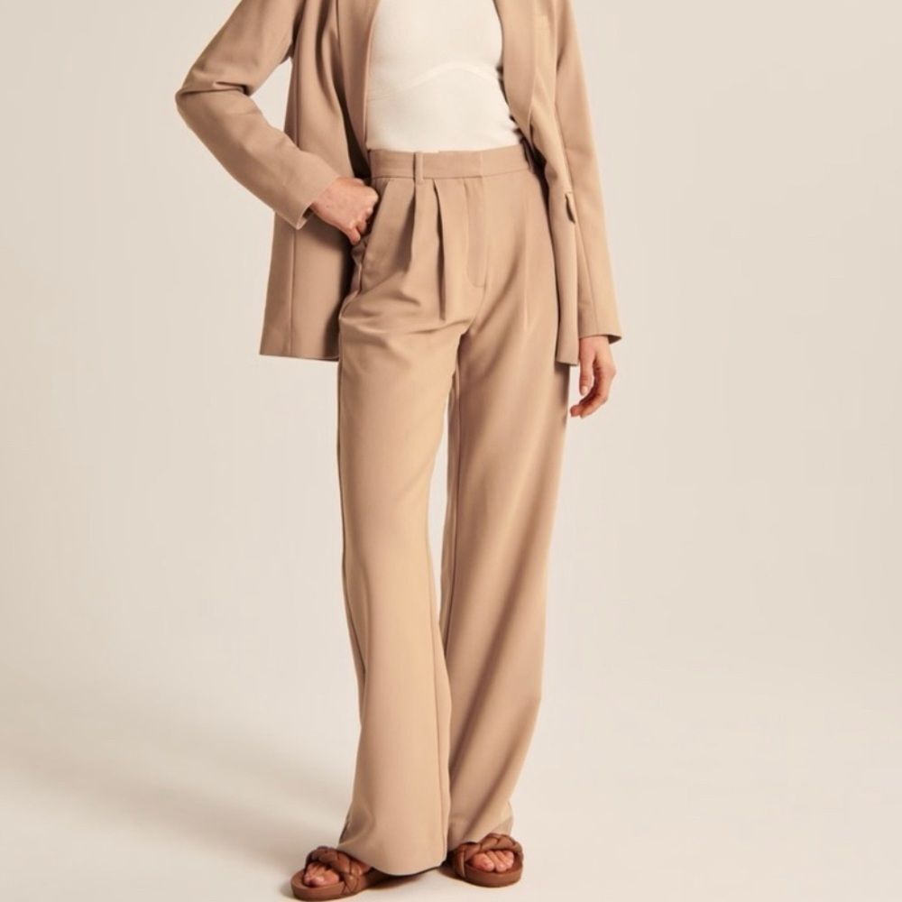 NEW Abercrombie & Fitch  curve love Sloane Tailored Pant